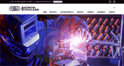 Desktop Screenshot of andronstainless.com